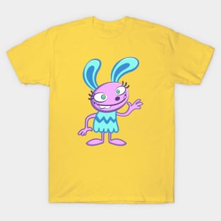 cute purple monster female T-Shirt